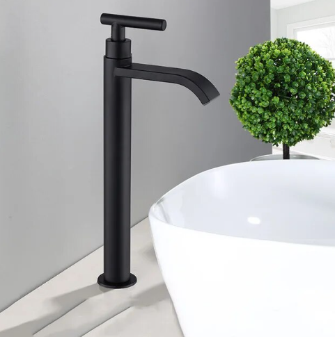 マットブラック冷水用継手 - 洗面器用アセンブリ