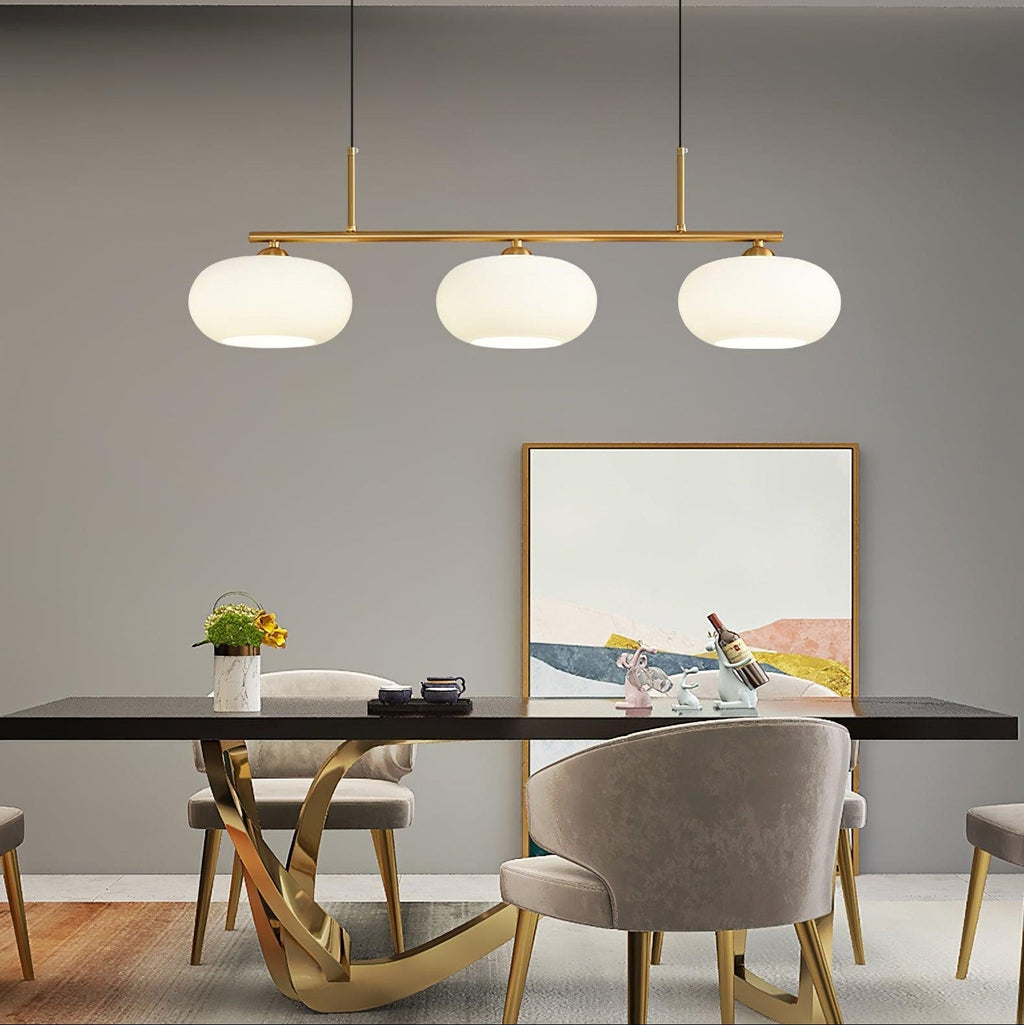 Astrae elegante Glas Pendelleuchte für moderne Küchenräume