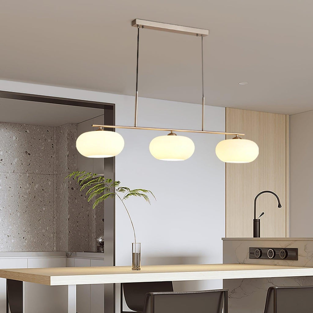 Astrae elegante Glas Pendelleuchte für moderne Küchenräume