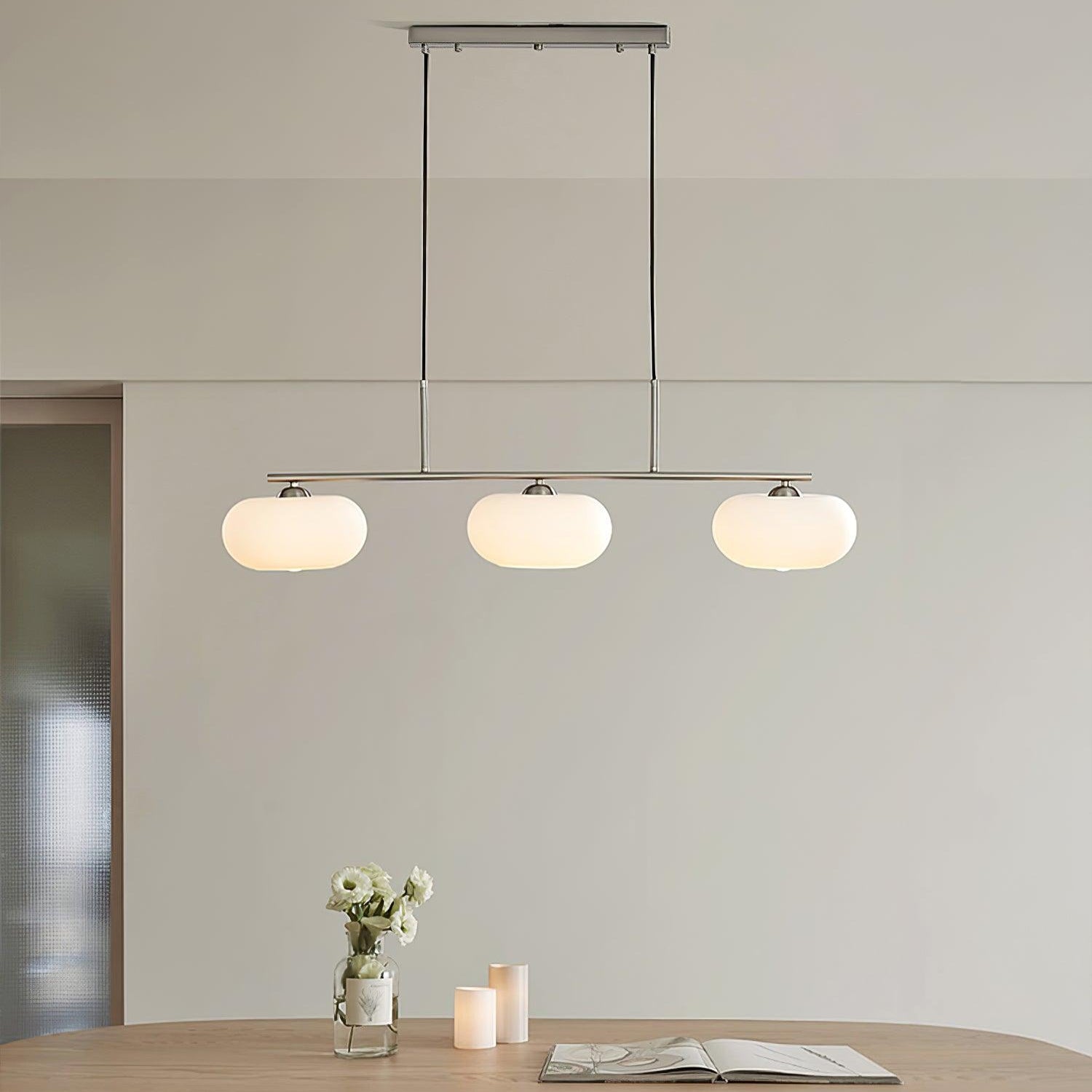 Astrae elegante Glas Pendelleuchte für moderne Küchenräume