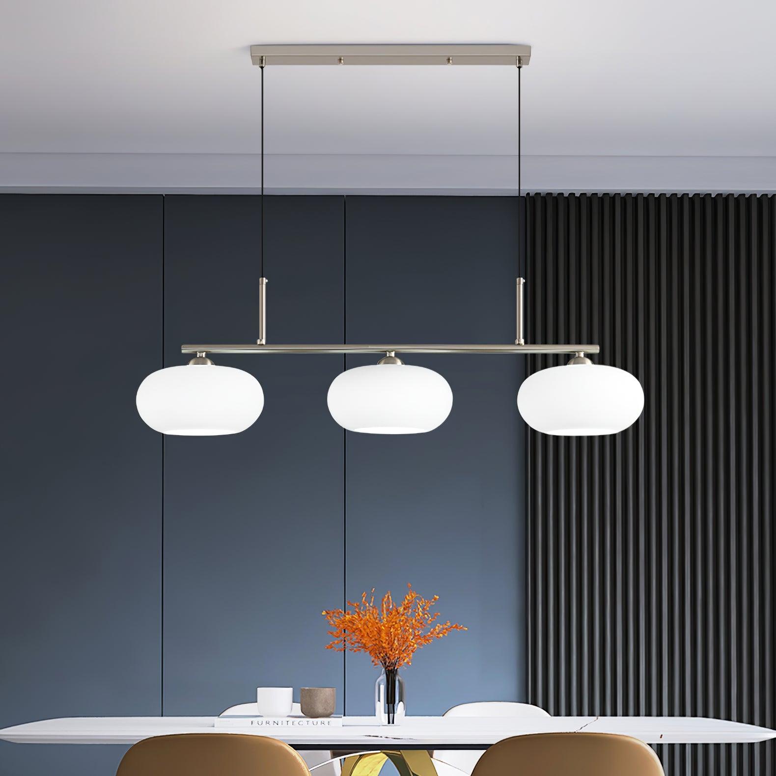 Astrae elegante Glas Pendelleuchte für moderne Küchenräume