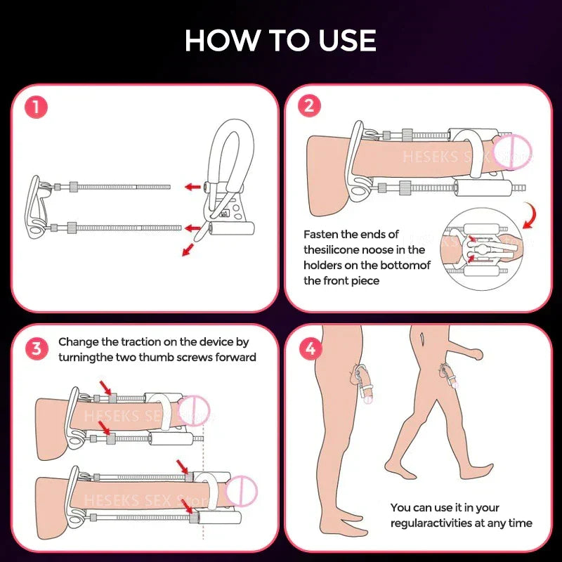 Pro Extender Adjustable Traction Device for Natural Enlargement
