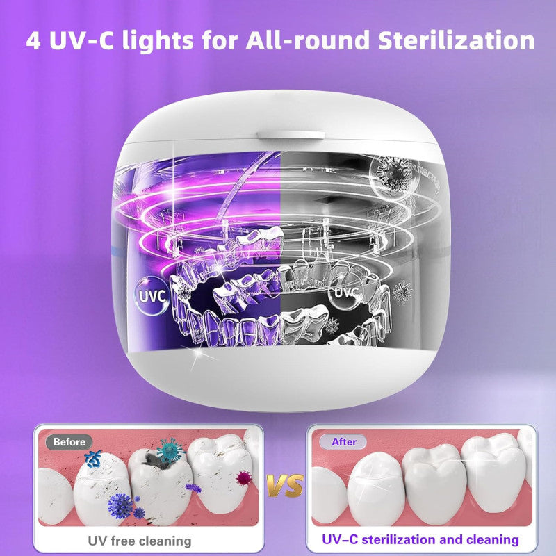 מנקה אולטרסוני UltraClean Pro — נורות חיטוי UV