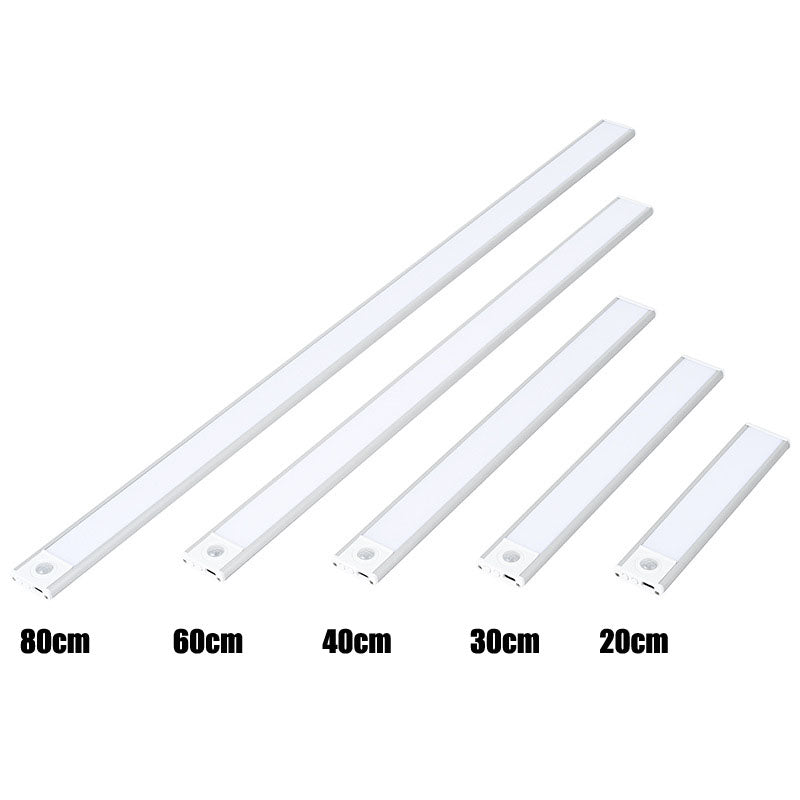 3-in-1-ultradünne kabellose LED-Schrankleuchte – Bewegungssensor, per USB aufladbar