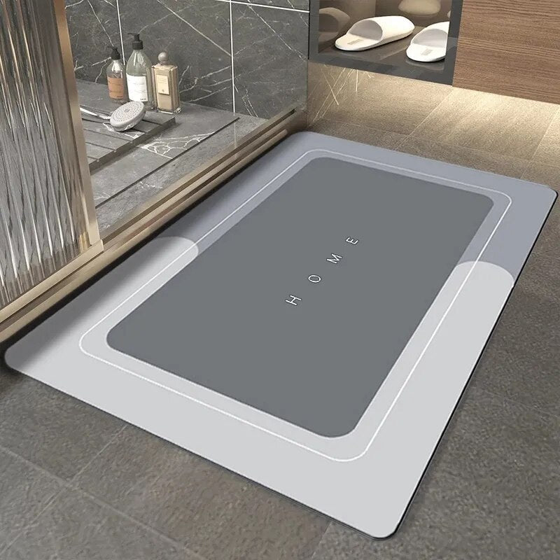 Rychleschnoucí protiskluzová koupelnová předložka DryGuard — Vysoká absorpční schopnost, spolehlivá protiskluzová spodní strana