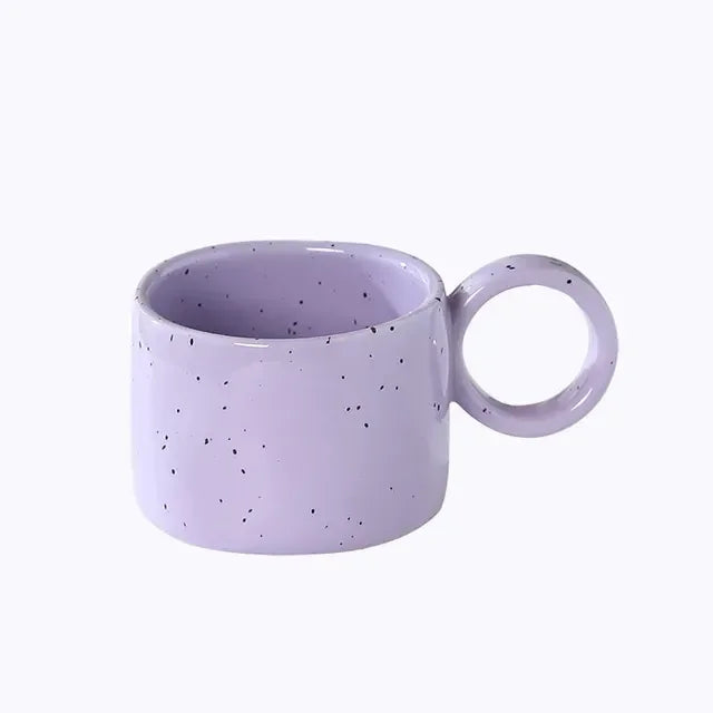 Cremaly 300ml Customizable Ceramic Coffee Mug — Ergonomic Grip