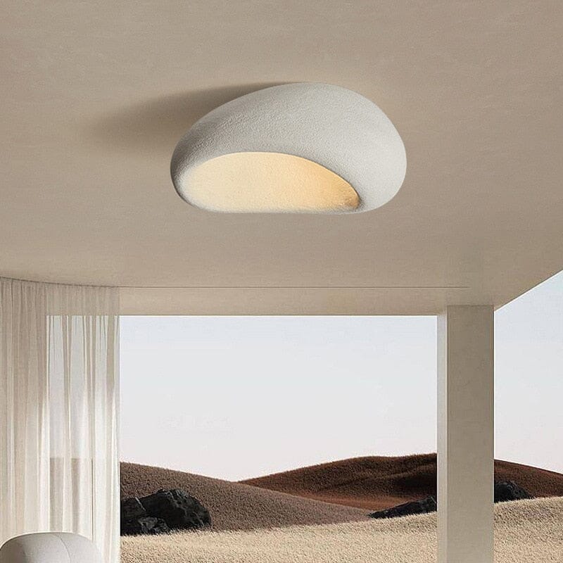 Wabi-Sabi-inspirerad japansk taklampa — stillsam elegans