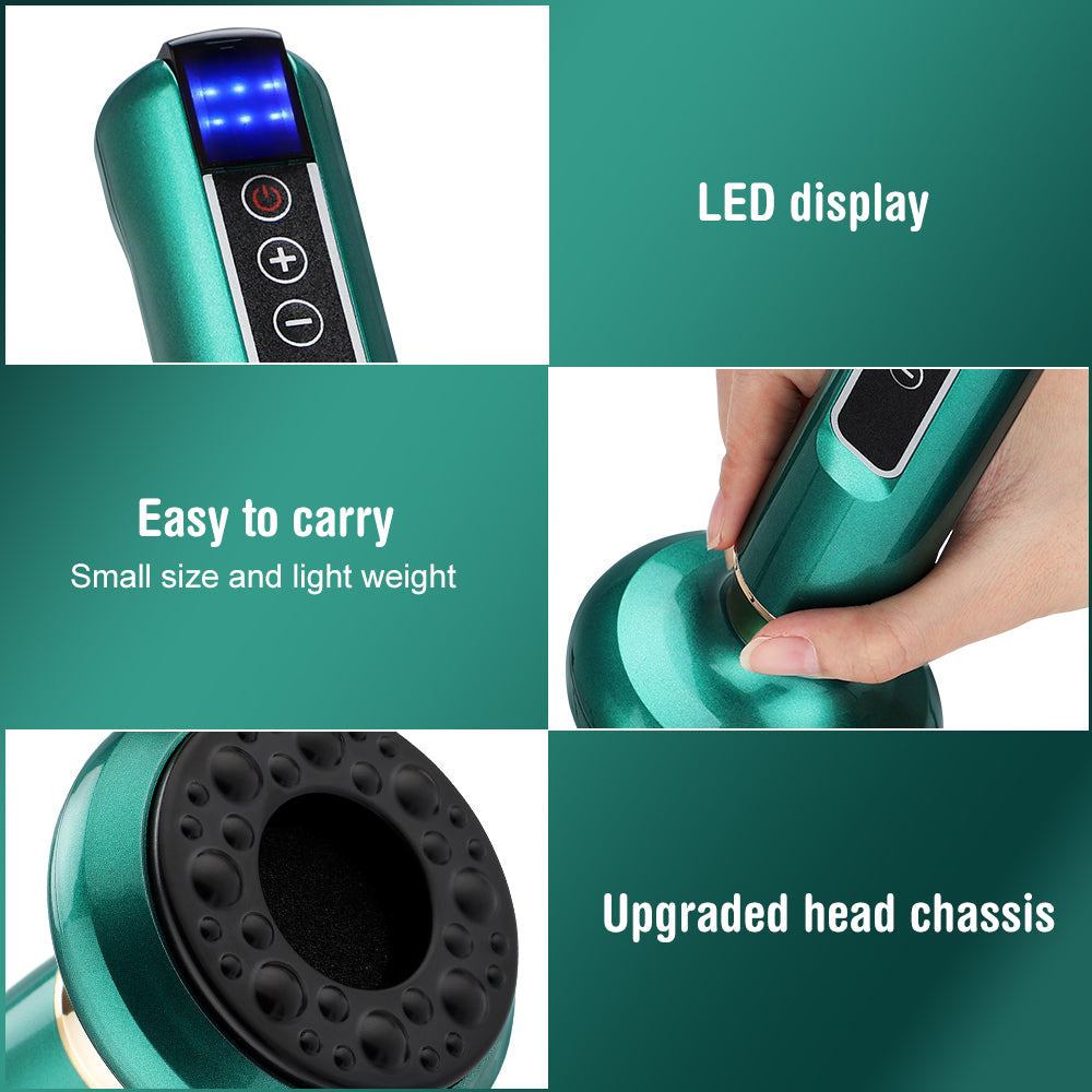 Elektrisk cupping-massager – vakuum-gua sha og infrarød varme