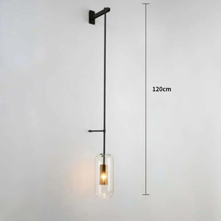 Colección de lámparas de pared Aurore - Una luz E27, pantalla hacia arriba y abajo