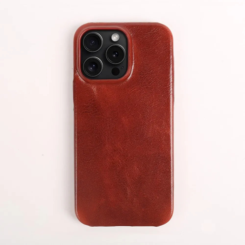 THE EXECUTIVE iPhone-Hülle aus echtem Leder — von Hand veredelt