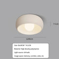 Kairoa Circular Ceiling Light With LED Illumination In Minimal Japanese Wabi-Sabi Style