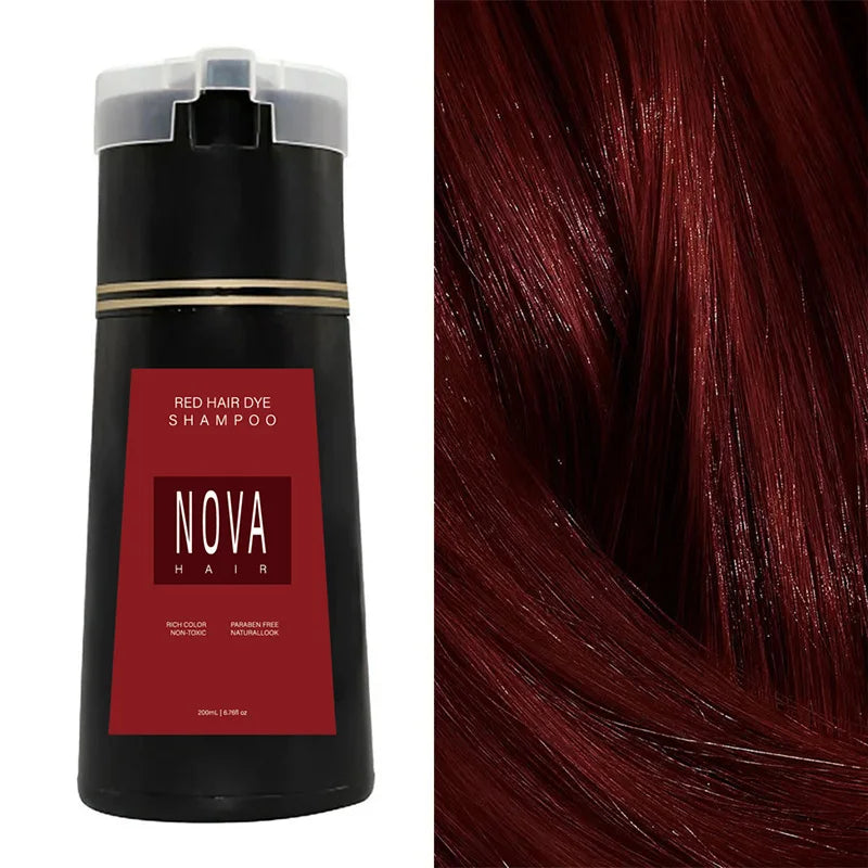 NovaHair bylinný šampon na barvení vlasů za 10 minut