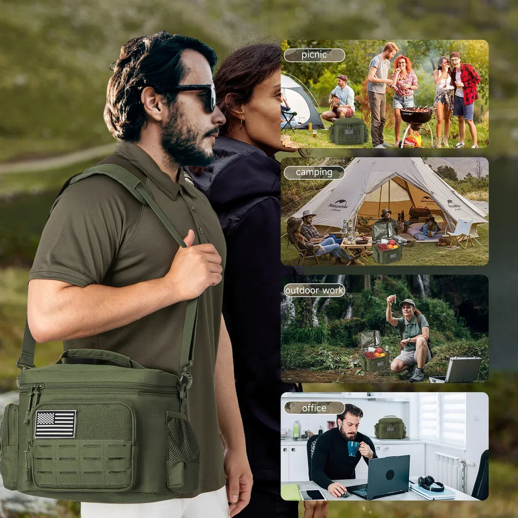 Taktische Kühltasche für Herren - strapazierfähig und auslaufsicher