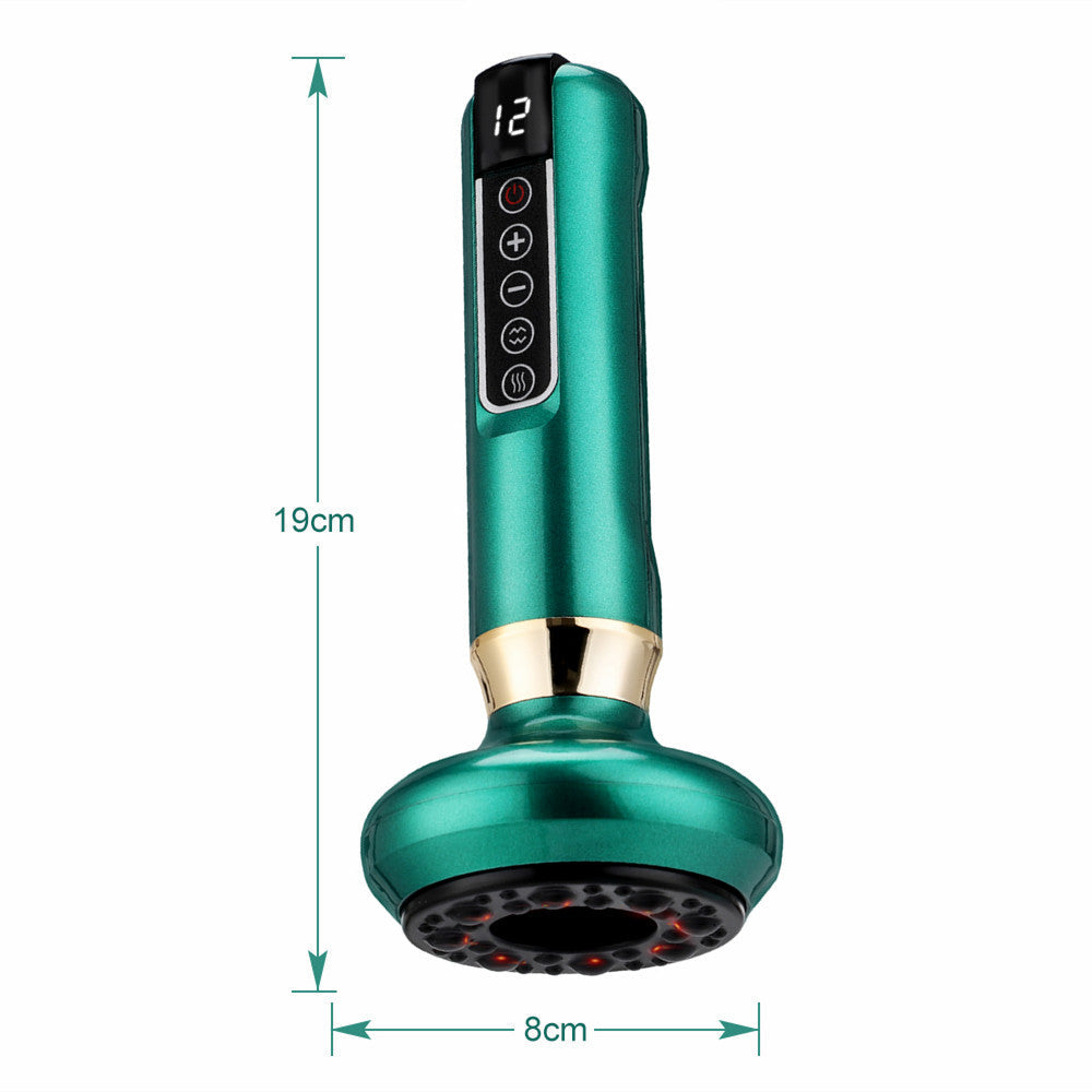 Elektrisk cupping-massager – vakuum-gua sha og infrarød varme
