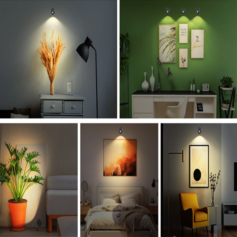 Ładowalna magnetyczna lampa ścienna LED 360° — regulowana lampa bezprzewodowa