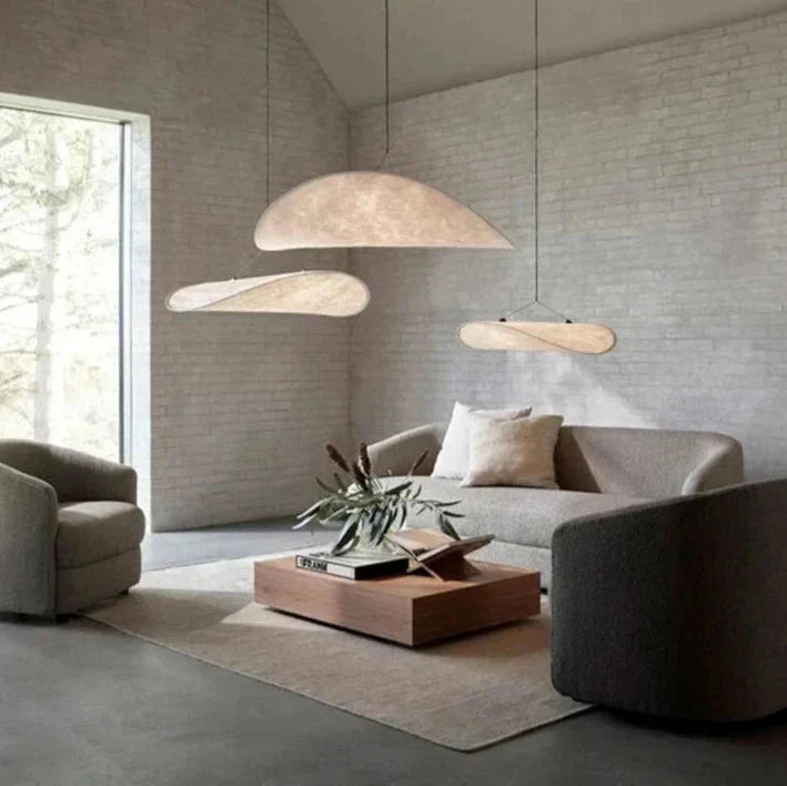 Sarah-Pendelleuchten-Kollektion — Kartoffelchip-Lampe, LED E27