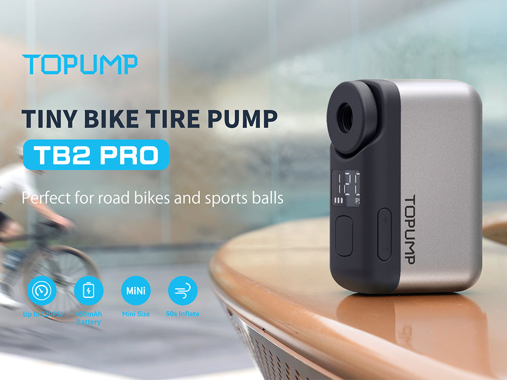 Mini pompa elettrica intelligente Pro per biciclette — Gonfiatore portatile rapido per pneumatici