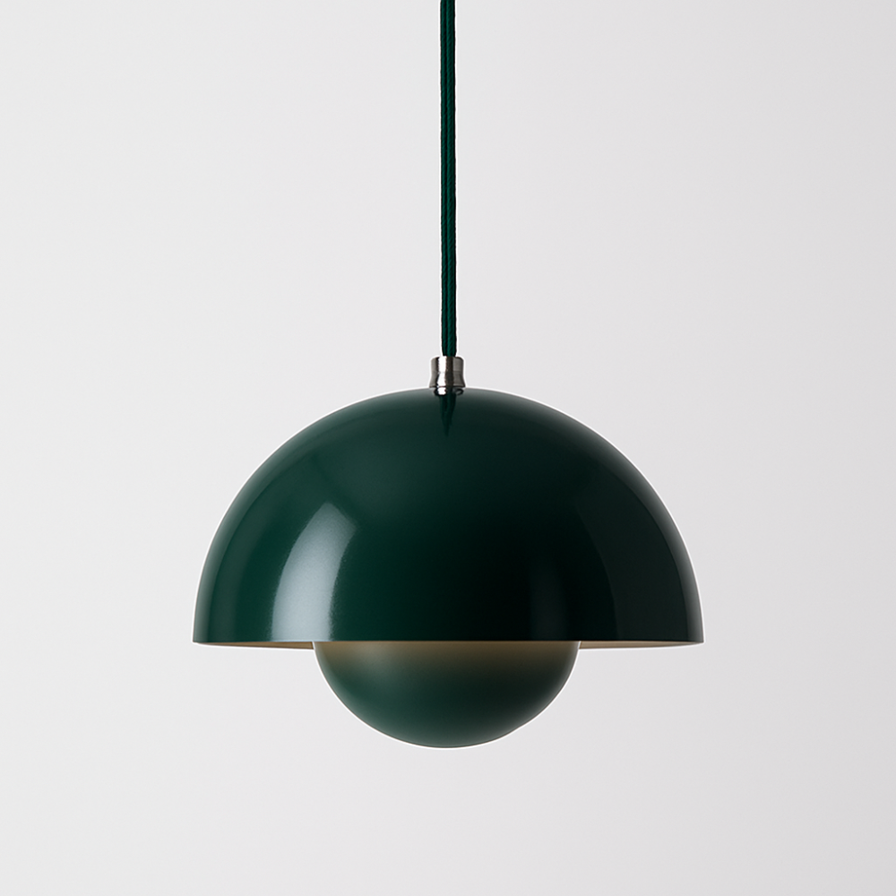 Halbrunder farbiger Kronleuchter — modernes skandinavisches Design