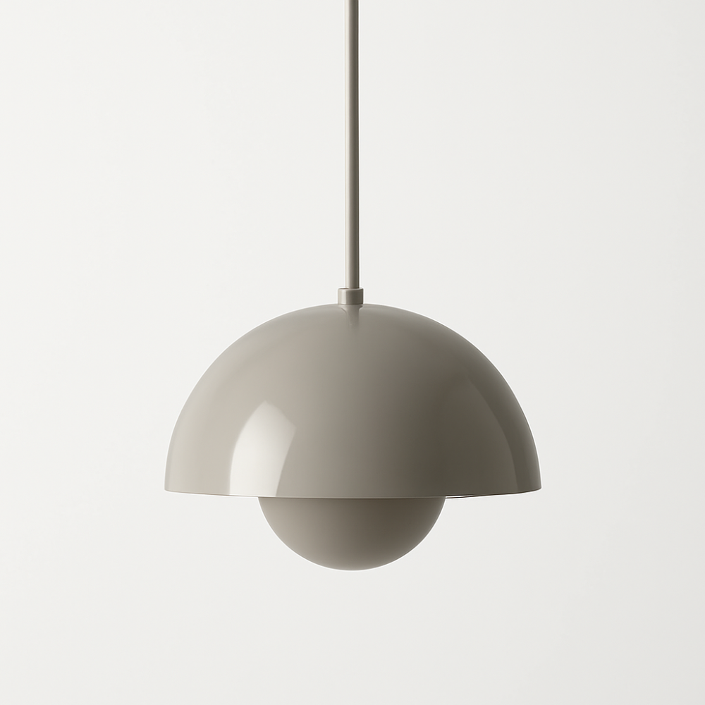 Halbrunder farbiger Kronleuchter — modernes skandinavisches Design