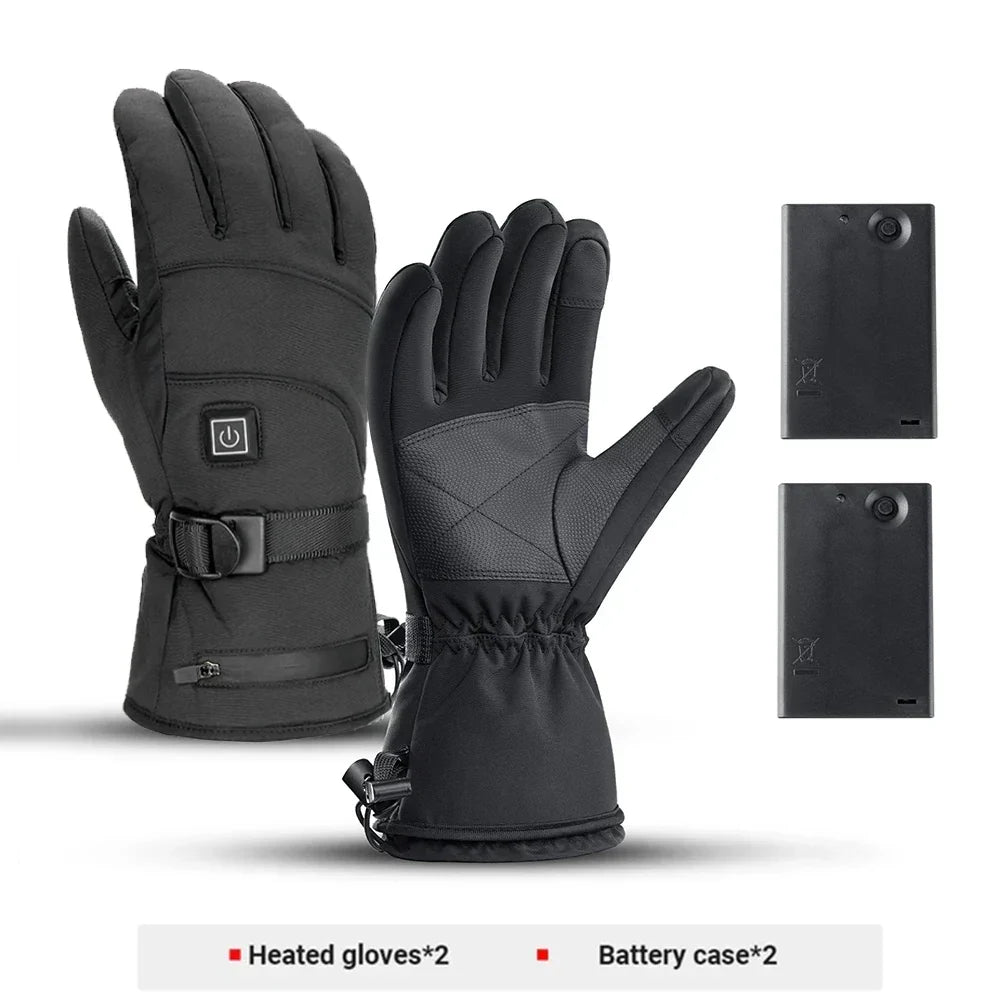 Verwarmde motorhandschoenen — waterdichte, oplaadbare thermische handschoenen met touchscreenbediening