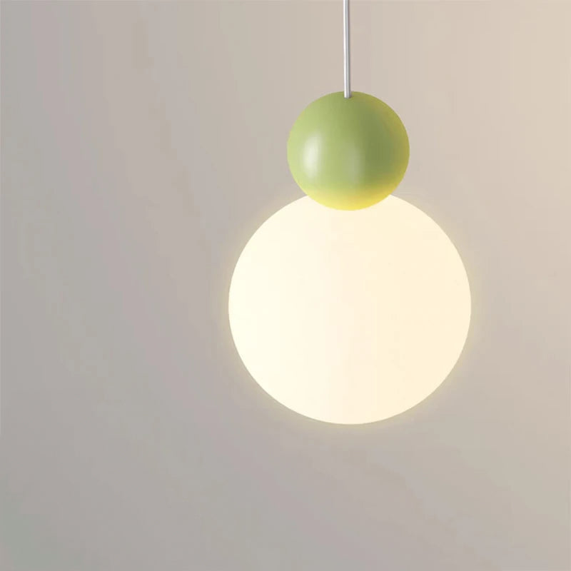 Nordic Light Scandinavian LED Pendant Lamp — Milky White Globe