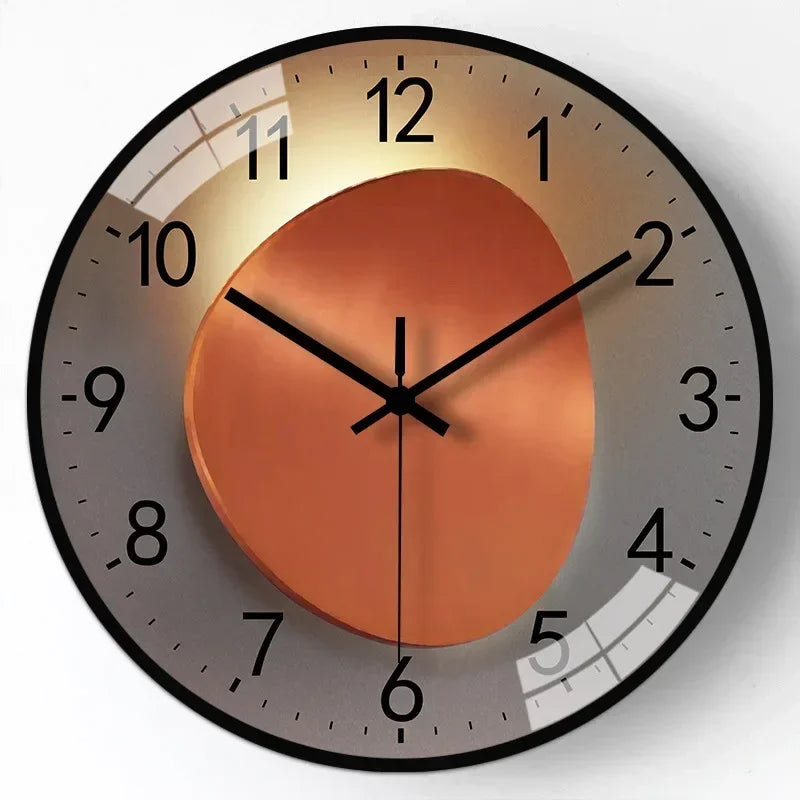Horloge murale classique silencieuse Avelon — Mouvement sans tic-tac, une seule pile AA