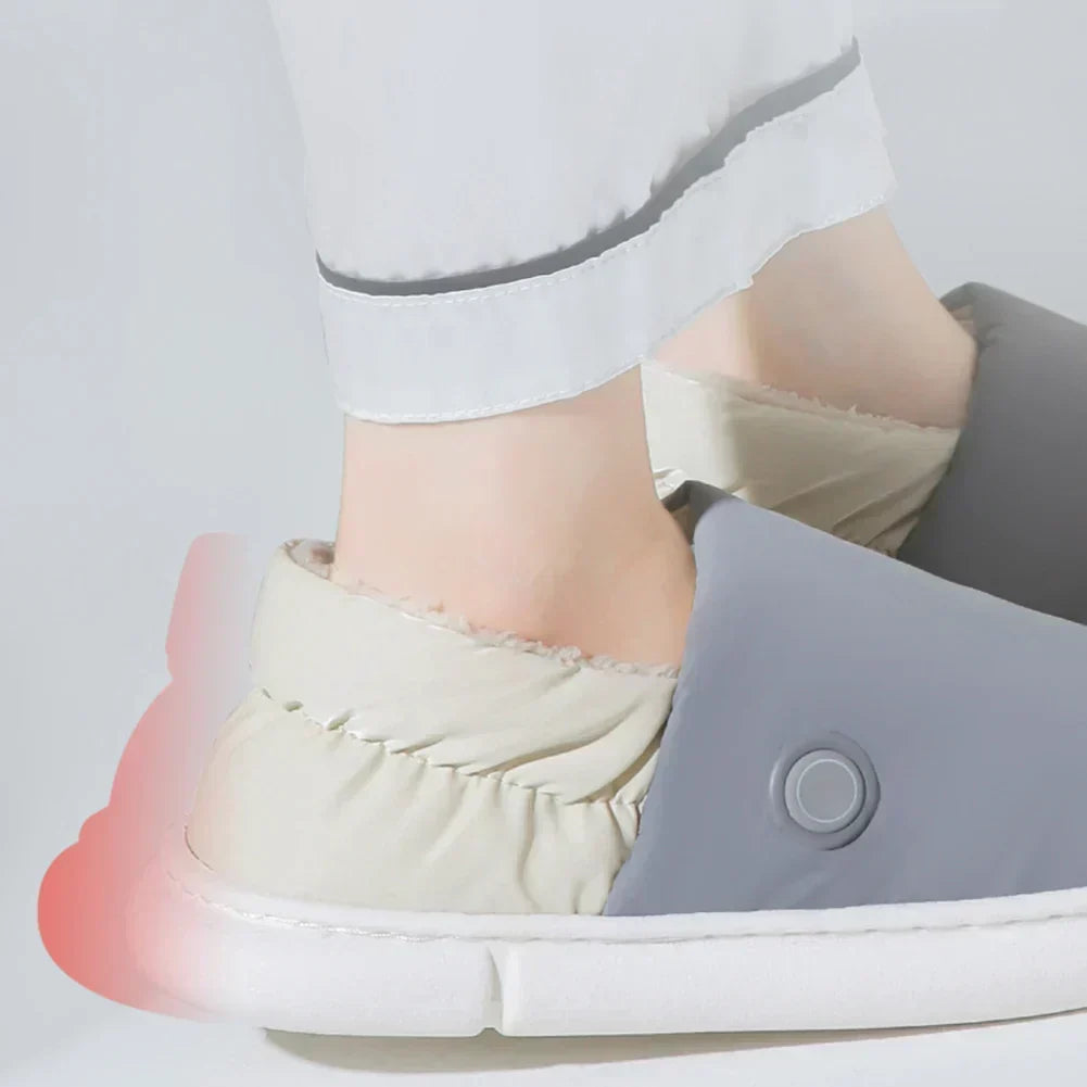 WarmStride Heated Slippers — Thick Design, 3 Heat Levels