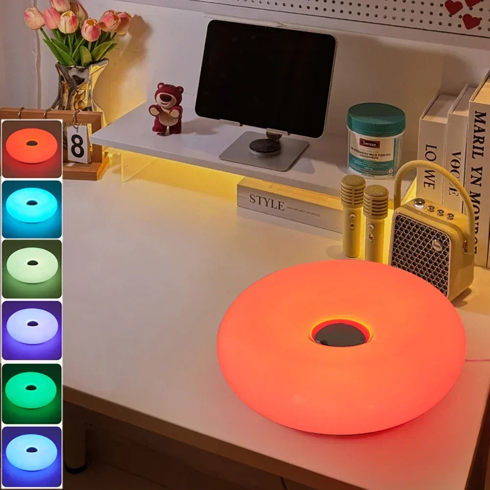 USB-Touch-Tischlampe - Dimmbare RGB-Beleuchtung mit 16 Farben
