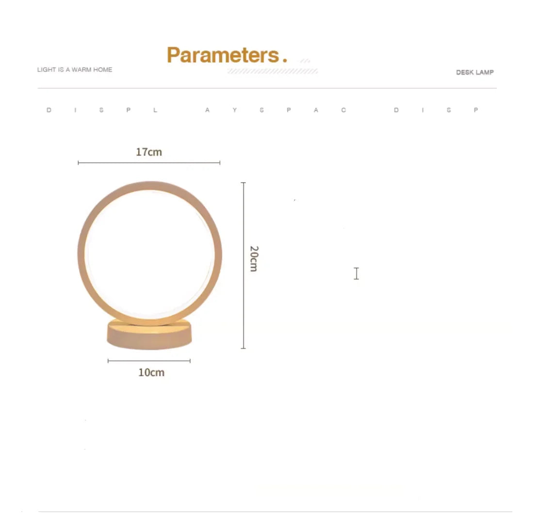 Contemporary LED Ring Desk Lamp For Energy Efficient Lighting