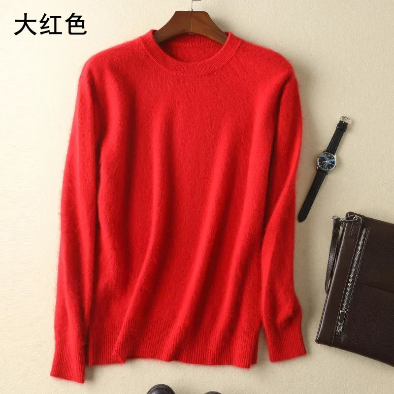 Ferry Japanese-Knit 100% Pure Cashmere Sweater, S-XXXL