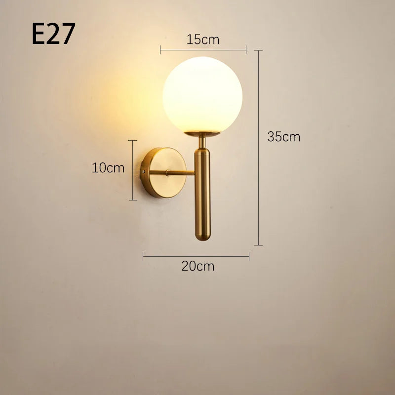 Modern vägglampa — energieffektiv, enkel att installera