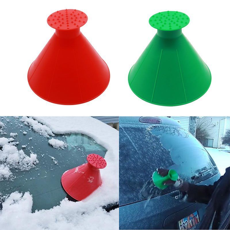 SnoCone autós jégkaparó — kúpos hátoldalú jégtörő