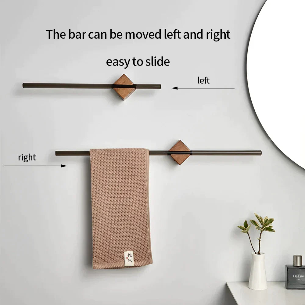 HomeTod hållare för badhandduk — stilrent minimalistiskt badrumsställ