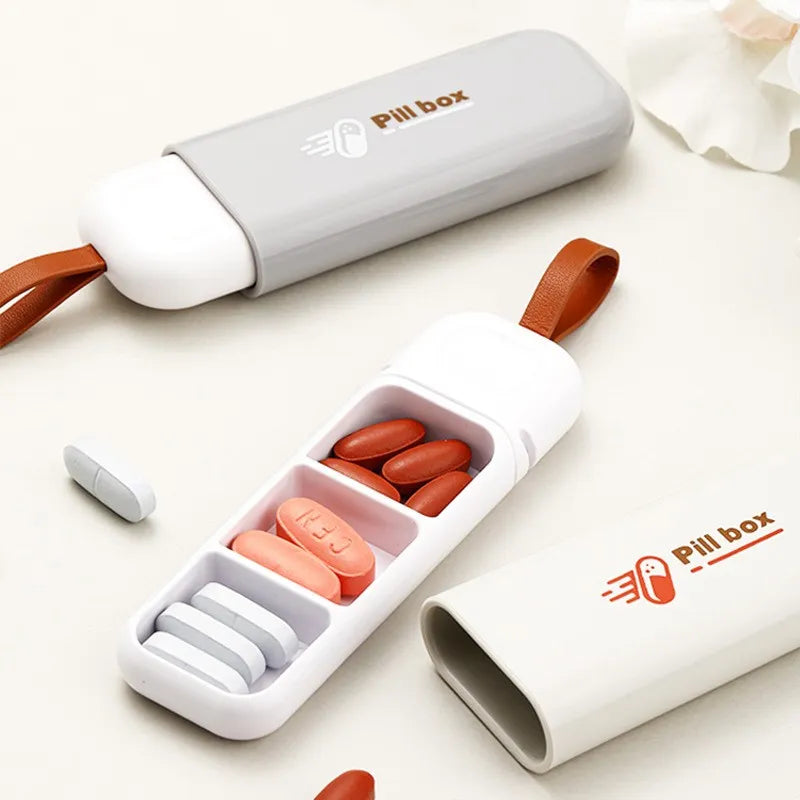 Pastillero Offnex - organizador compacto con varios compartimentos