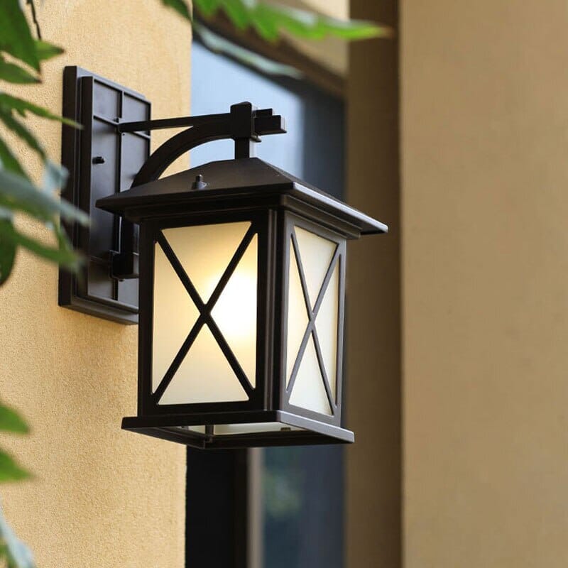 Candeeiro de parede vintage para exterior Deborah — impermeável, classificação IP65