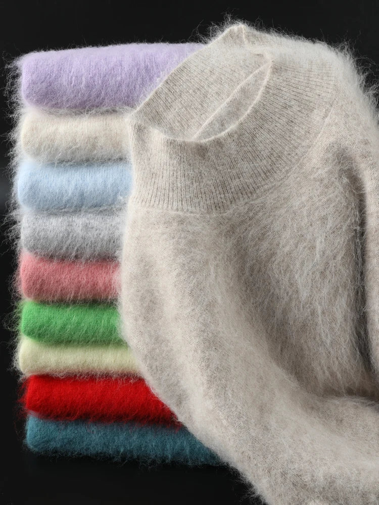 Elara Women's 100% Cashmere Sweater — Ultra-Soft 2-Ply Knit
