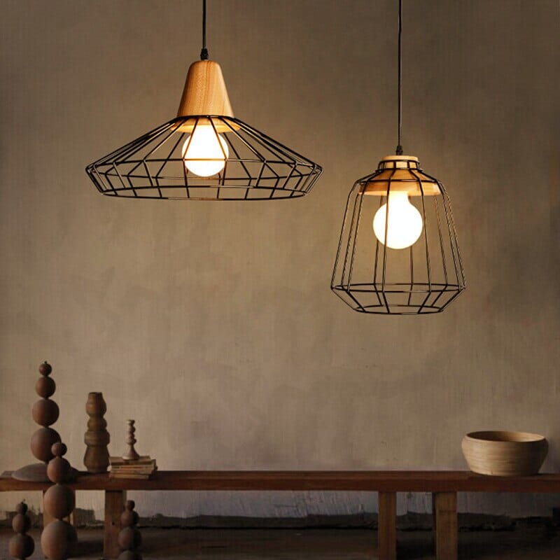 AstraLume Verstellbare Pendelleuchten mit Vintage-Eisen-Finish