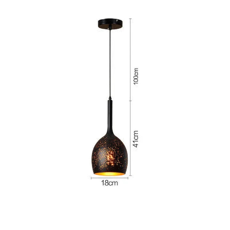 Vastre Retro Iron Pendant Light For Scandinavian Loft Living