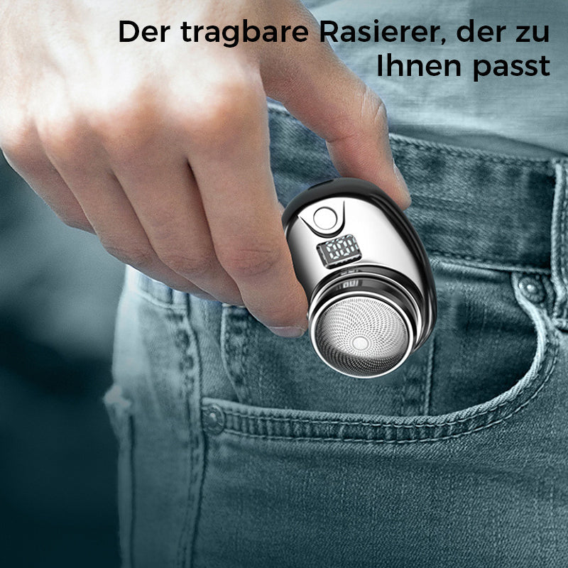 Mini máquina de barbear à prova de água ShaveEase — Design portátil e compacto