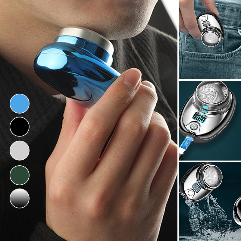 Mini máquina de barbear à prova de água ShaveEase — Design portátil e compacto