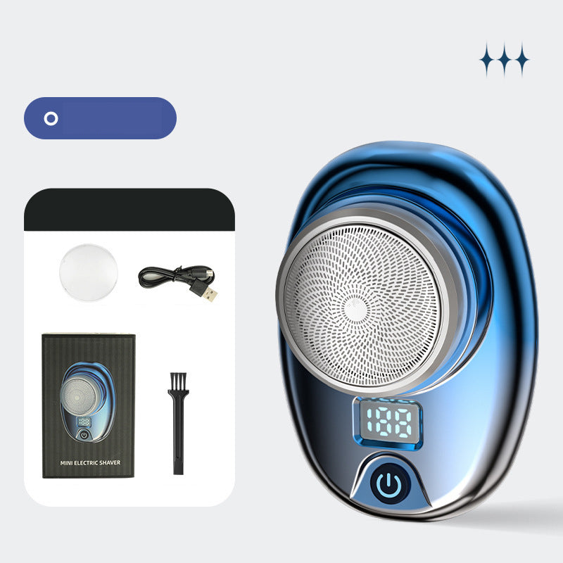 Mini máquina de barbear à prova de água ShaveEase — Design portátil e compacto