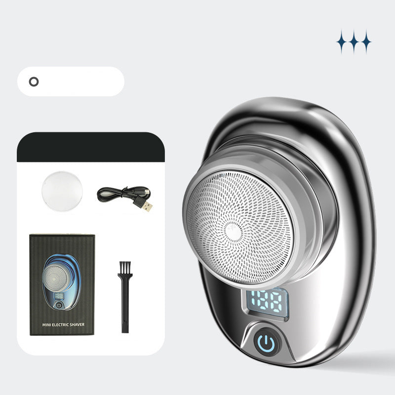 Mini máquina de barbear à prova de água ShaveEase — Design portátil e compacto