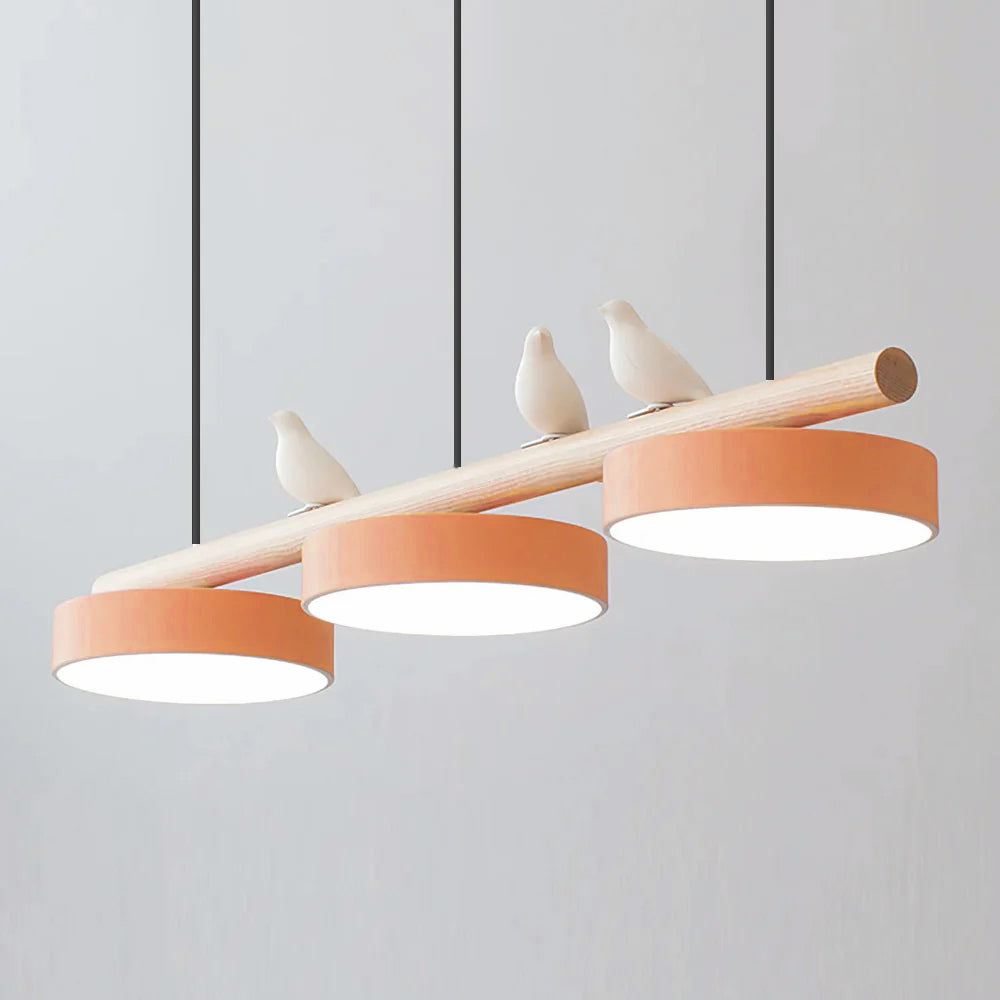 LyraNest Nature Inspired Bird Motif Pendant Light — Integrated LED Source