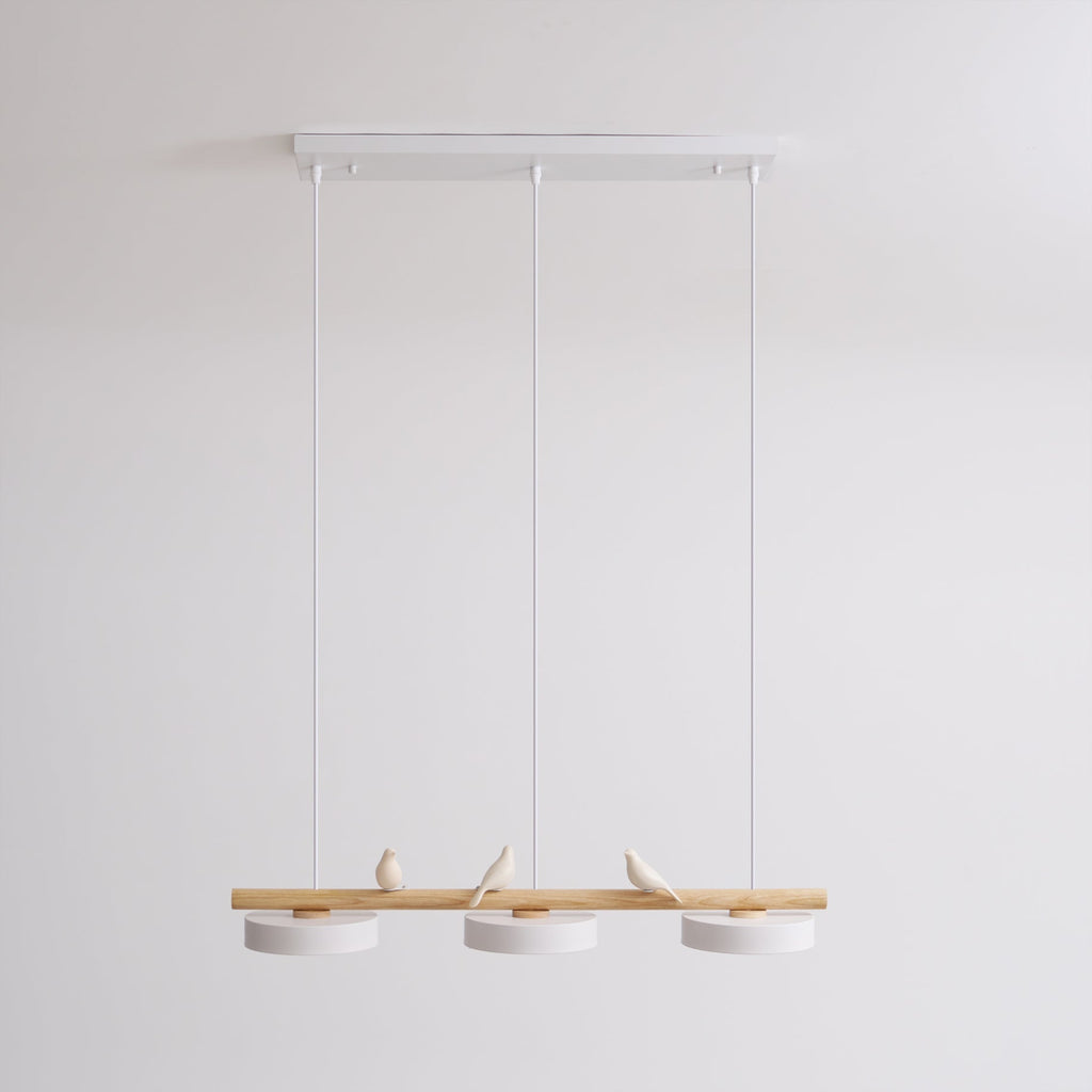 LyraNest Nature Inspired Bird Motif Pendant Light — Integrated LED Source