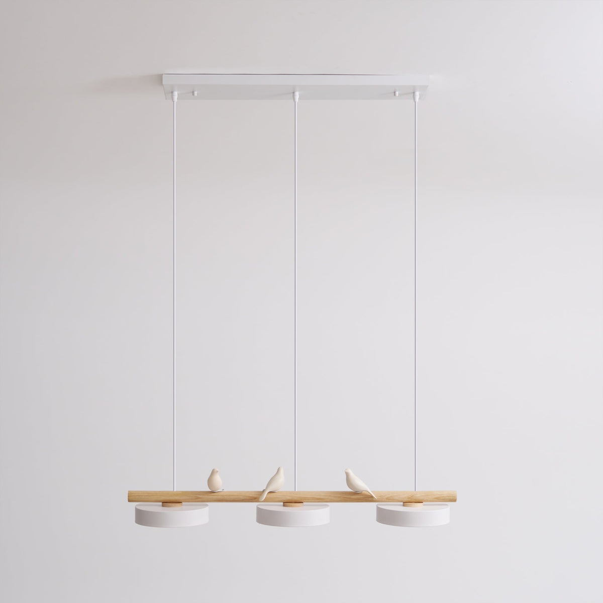 LyraNest Nature Inspired Bird Motif Pendant Light — Integrated LED Source