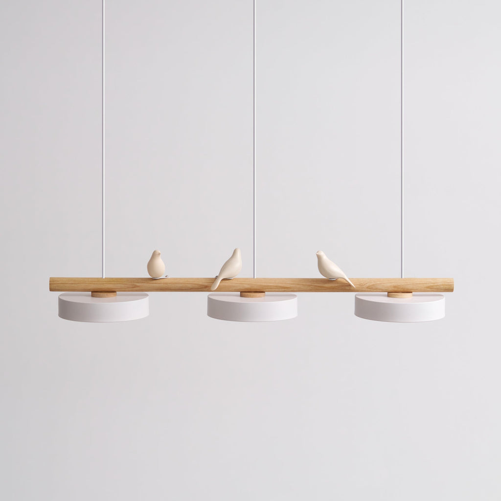 LyraNest Nature Inspired Bird Motif Pendant Light — Integrated LED Source