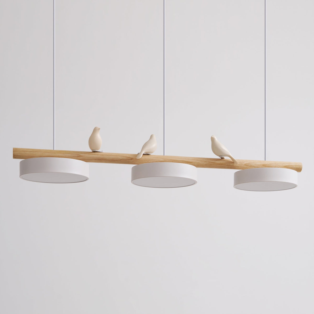LyraNest Nature Inspired Bird Motif Pendant Light — Integrated LED Source