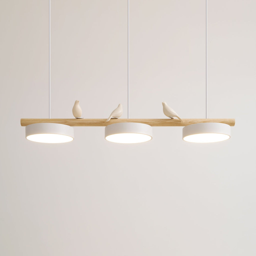 LyraNest Nature Inspired Bird Motif Pendant Light — Integrated LED Source