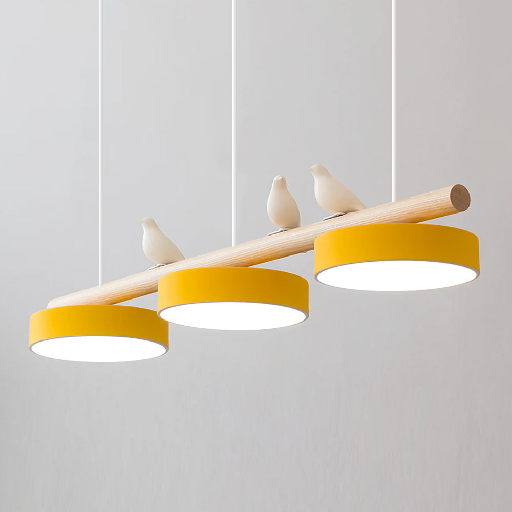 LyraNest Nature Inspired Bird Motif Pendant Light — Integrated LED Source