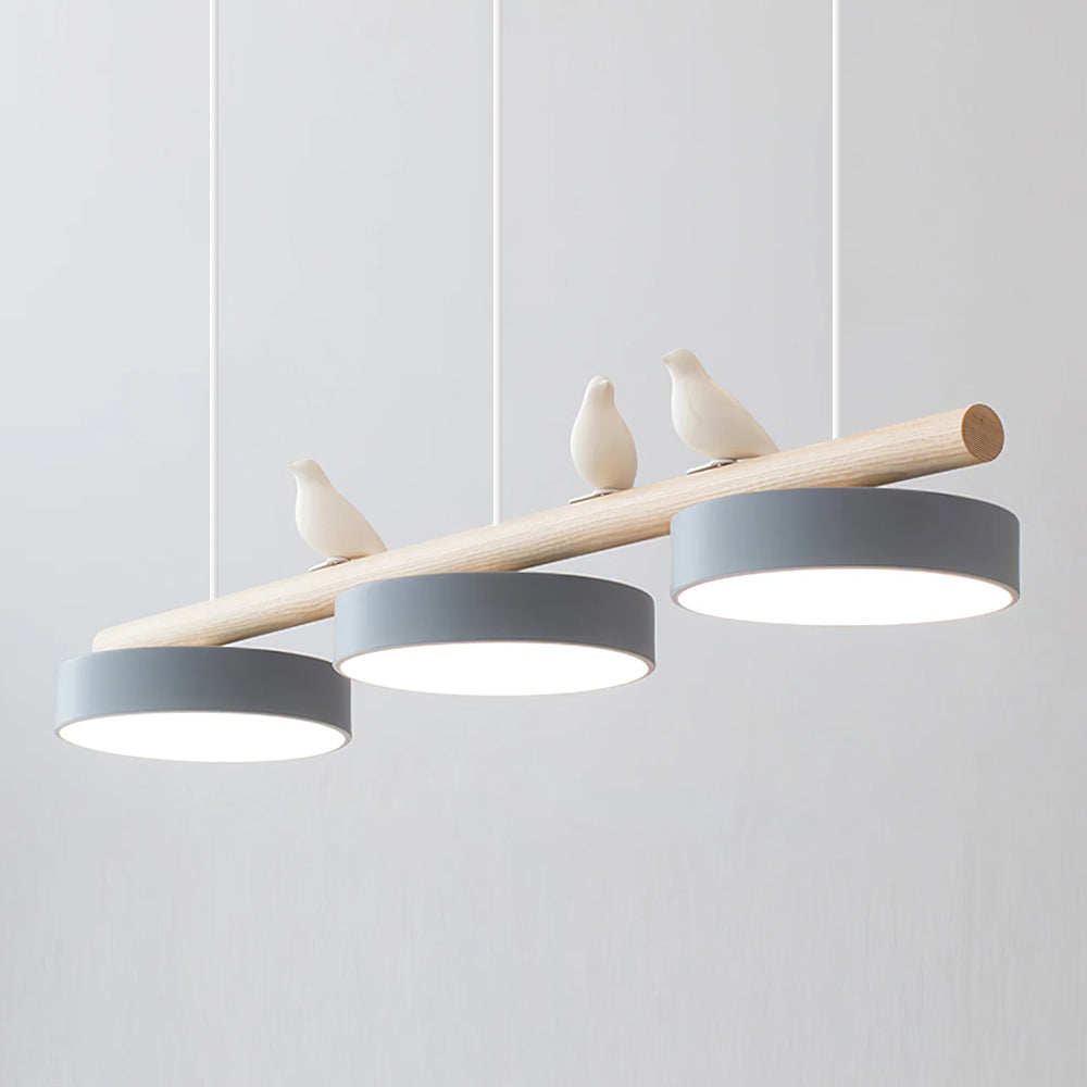 LyraNest Nature Inspired Bird Motif Pendant Light — Integrated LED Source